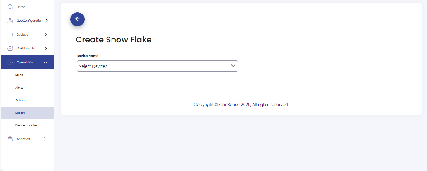 Create New Snowflake